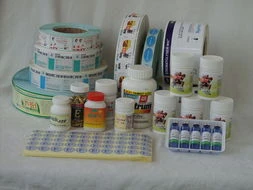 食品包装标签实物图